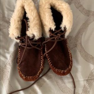 Handmade moccasins